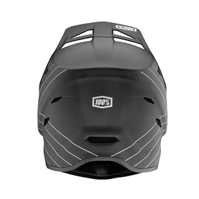 back view of 100% STATUS Youth Helmet - Black