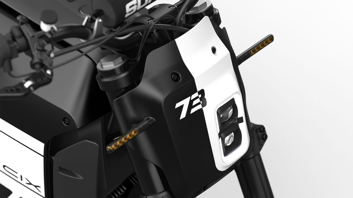 Close-up image of the C1X headlight.