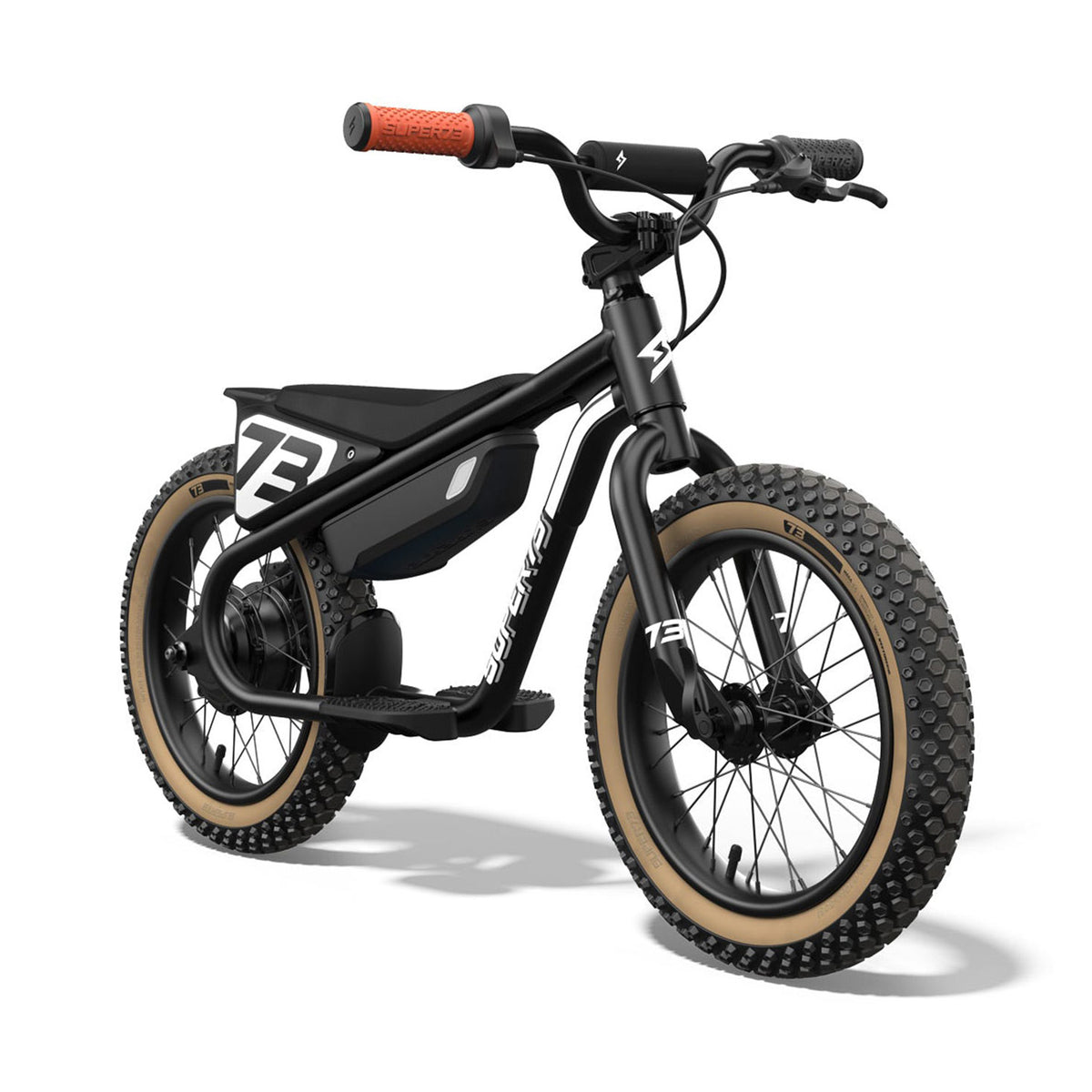 Front view of the SUPER73-K1D in Obsidian. @color_obsidian