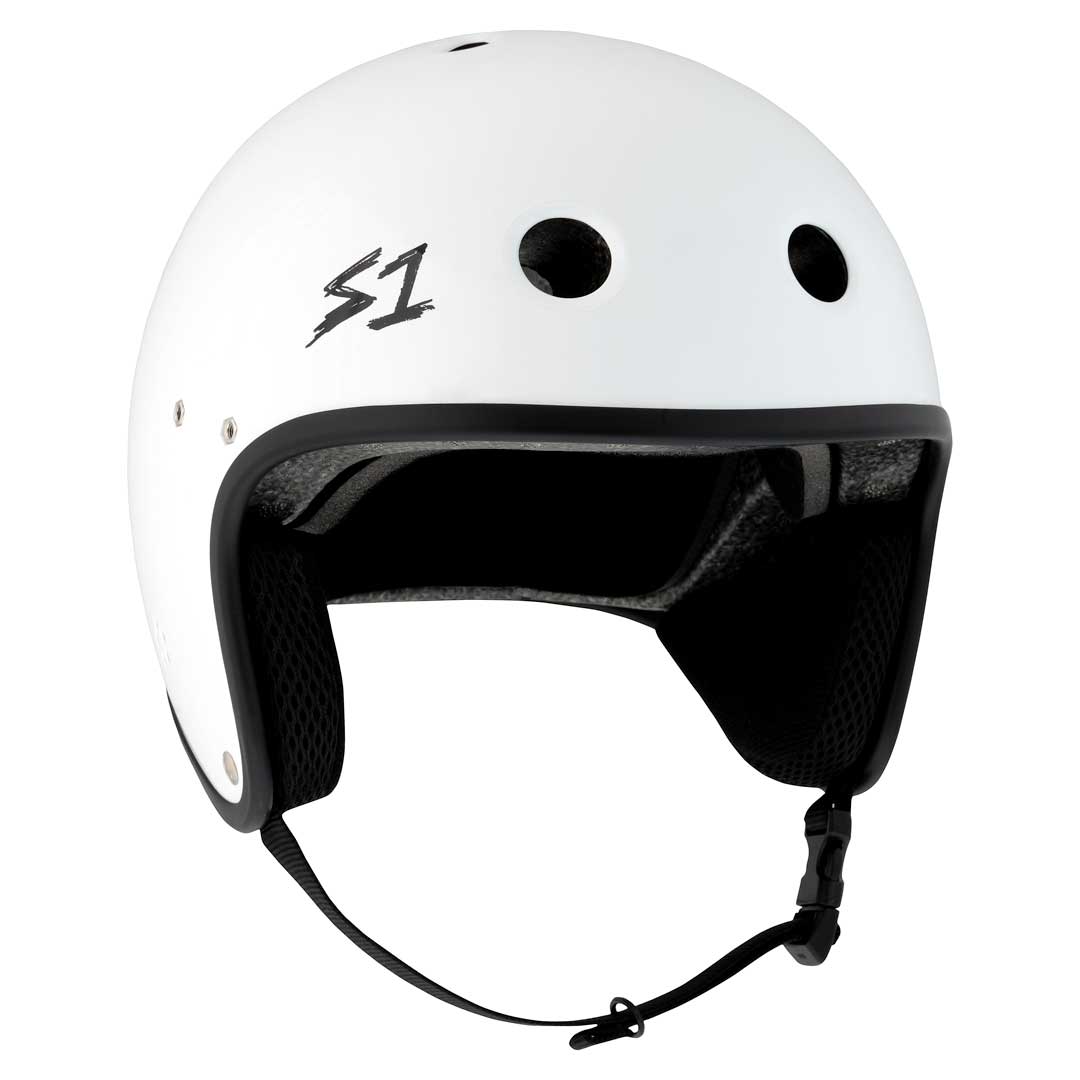 S1 Retro Lifer E-Helmet - White Gloss