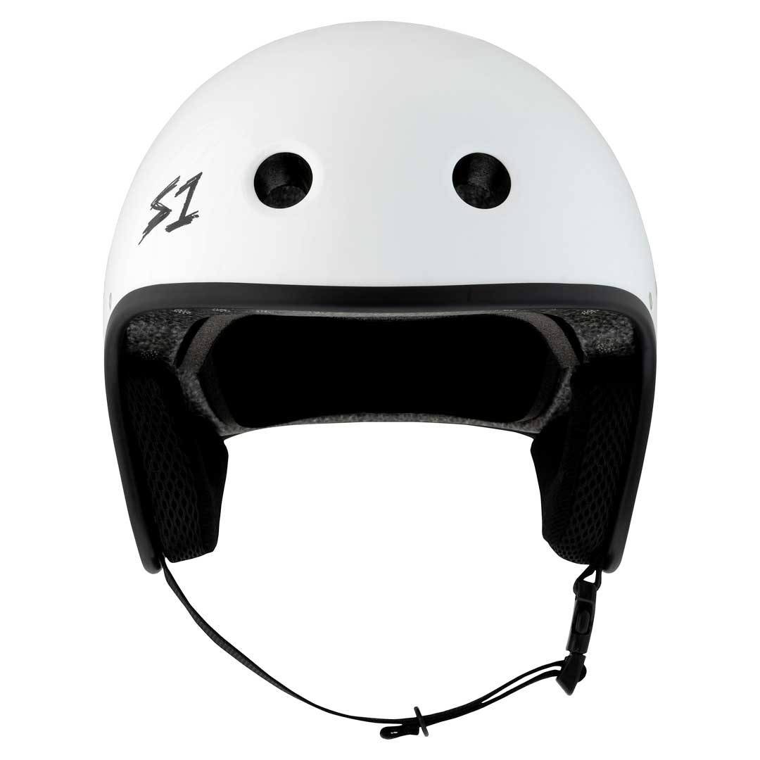 S1 Retro Lifer E-Helmet - White Gloss