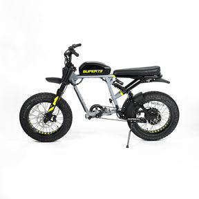Side view of Black 2-Up Seat on RX model bike.